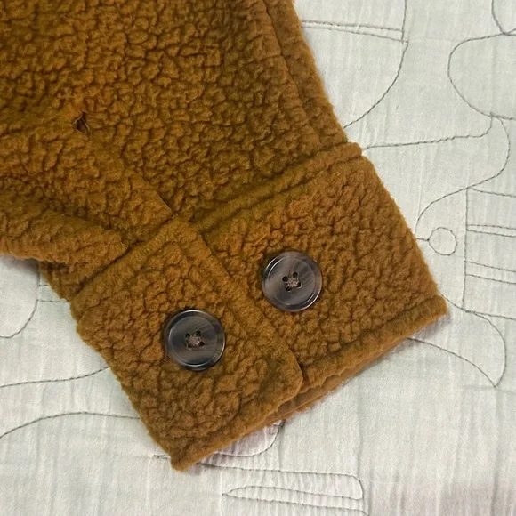 NEW Patagonia Women’s Retro Pile Fleece Shacket Sz S — Shelter Brown — NWT - Picture 8 of 13